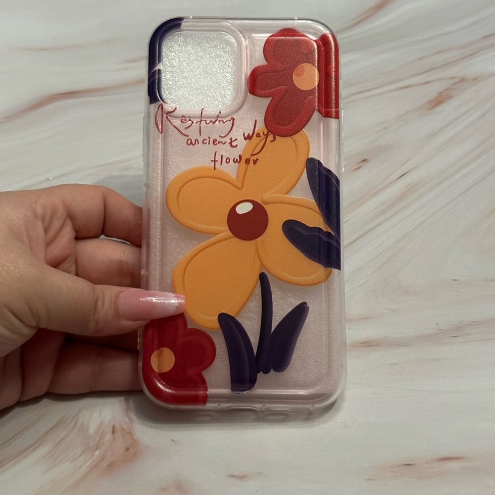 Flower iPhone 12 Case - Picture 2 of 4